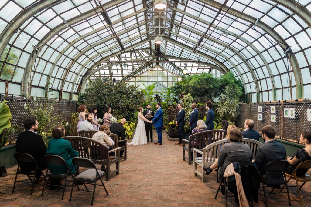Lincoln Park Conservatory wedding ceremony
