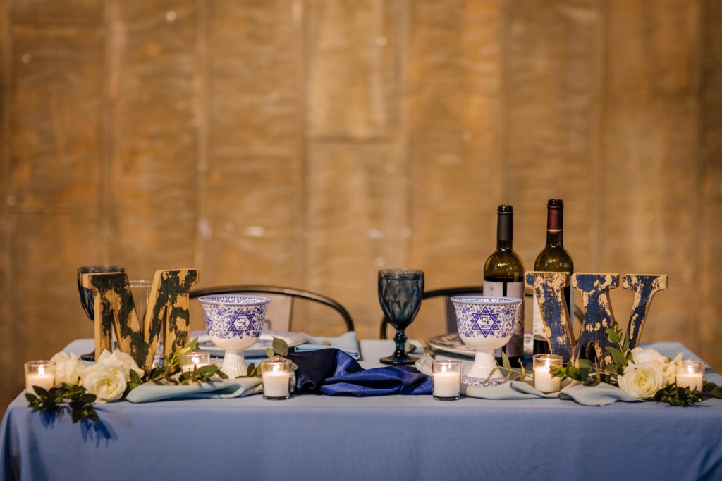 Couple's sweetheart table at Ovation Chicago