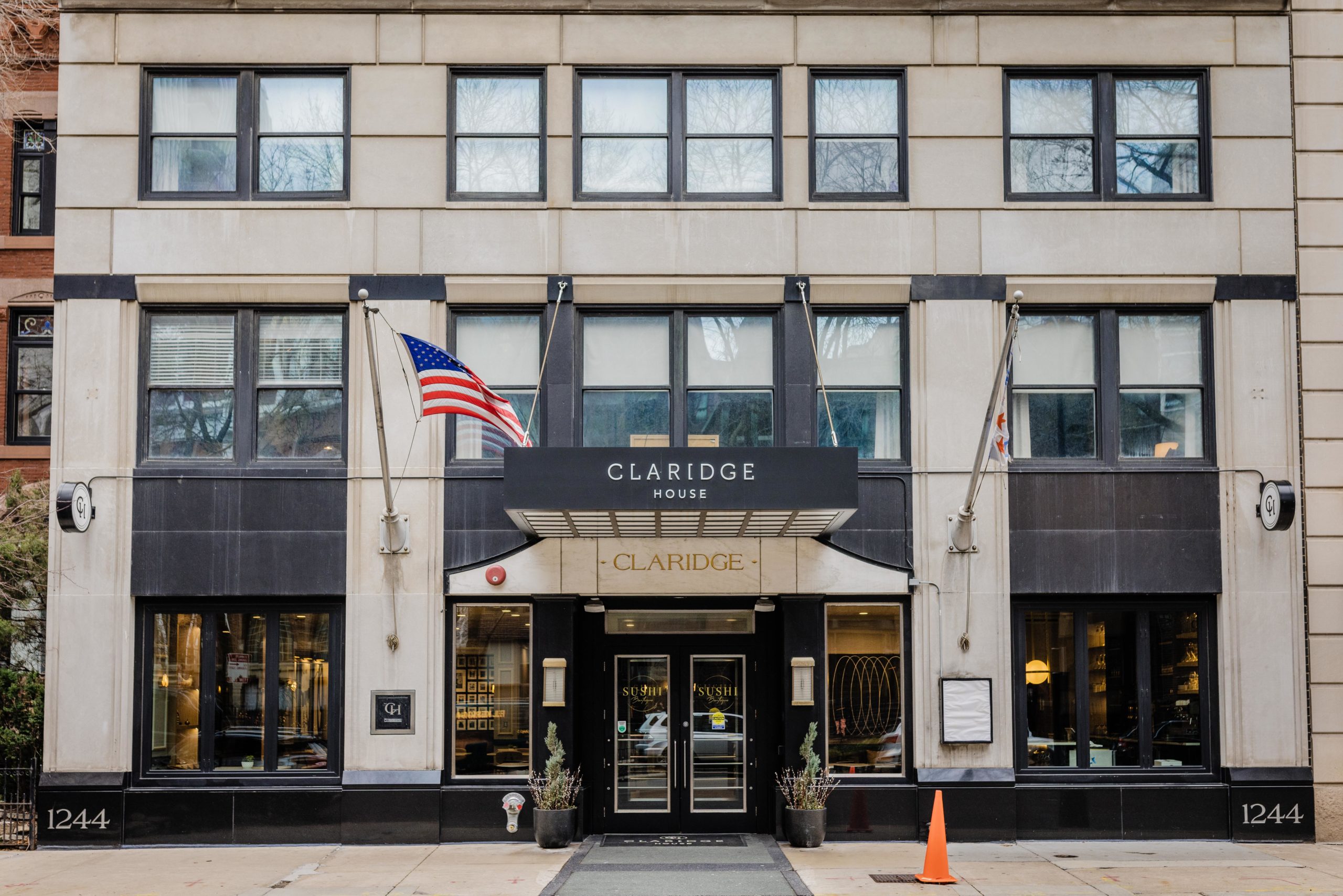 Exterior of the Clardige House in Chicago