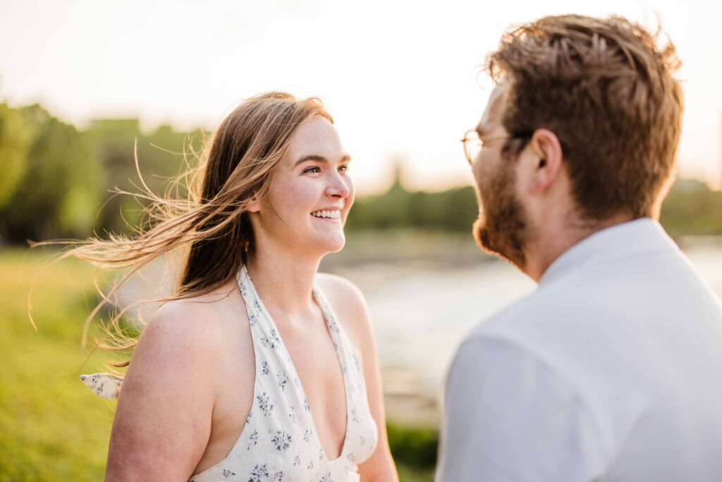 Chicago Engagement Session at Promontory Point