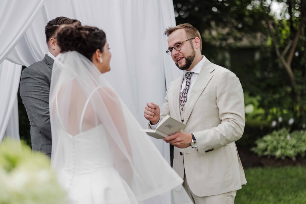 Intimate Backyard Wedding in Chicago