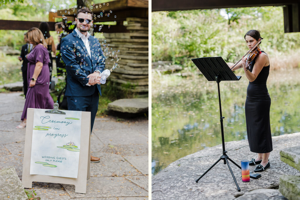 Alfred Caldwell Lily Pool Wedding